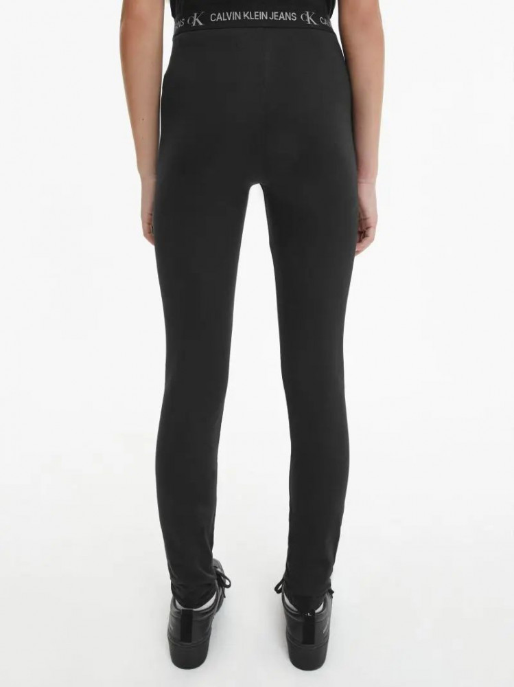 Logo-Trim Stretch-Viscose Leggings